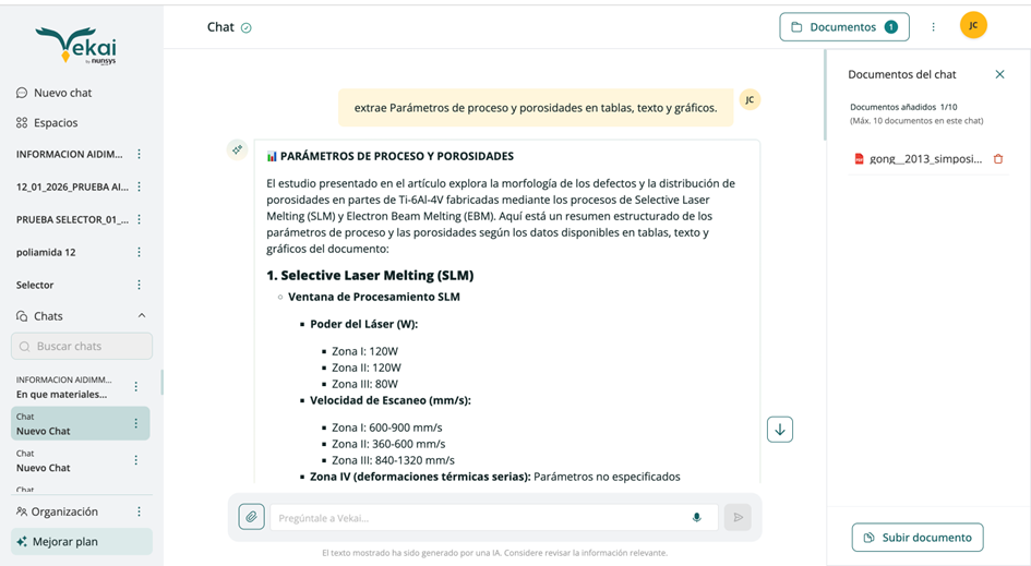 IA interpretando documentos científicos